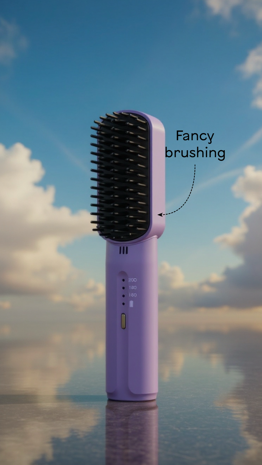 -LissyBrush  Brosse chauffante sans fil